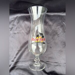Hard Rock Cafe “Boston” Hurricane Glass